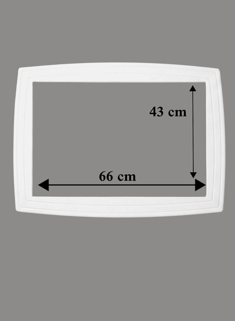 بهنس برواز مكيف شباك ابيض بلاستيك جاهز عالي الجودة براويز مكيفات شباك لاحاجة الى مسامير التثبيت اطار و ديكور المكيف الشباك مانعة للغبار والحشرات يحافظ على هواء التكييف كاملا بالغرفة سهولة الفك التركيب التنظيف - Image 4